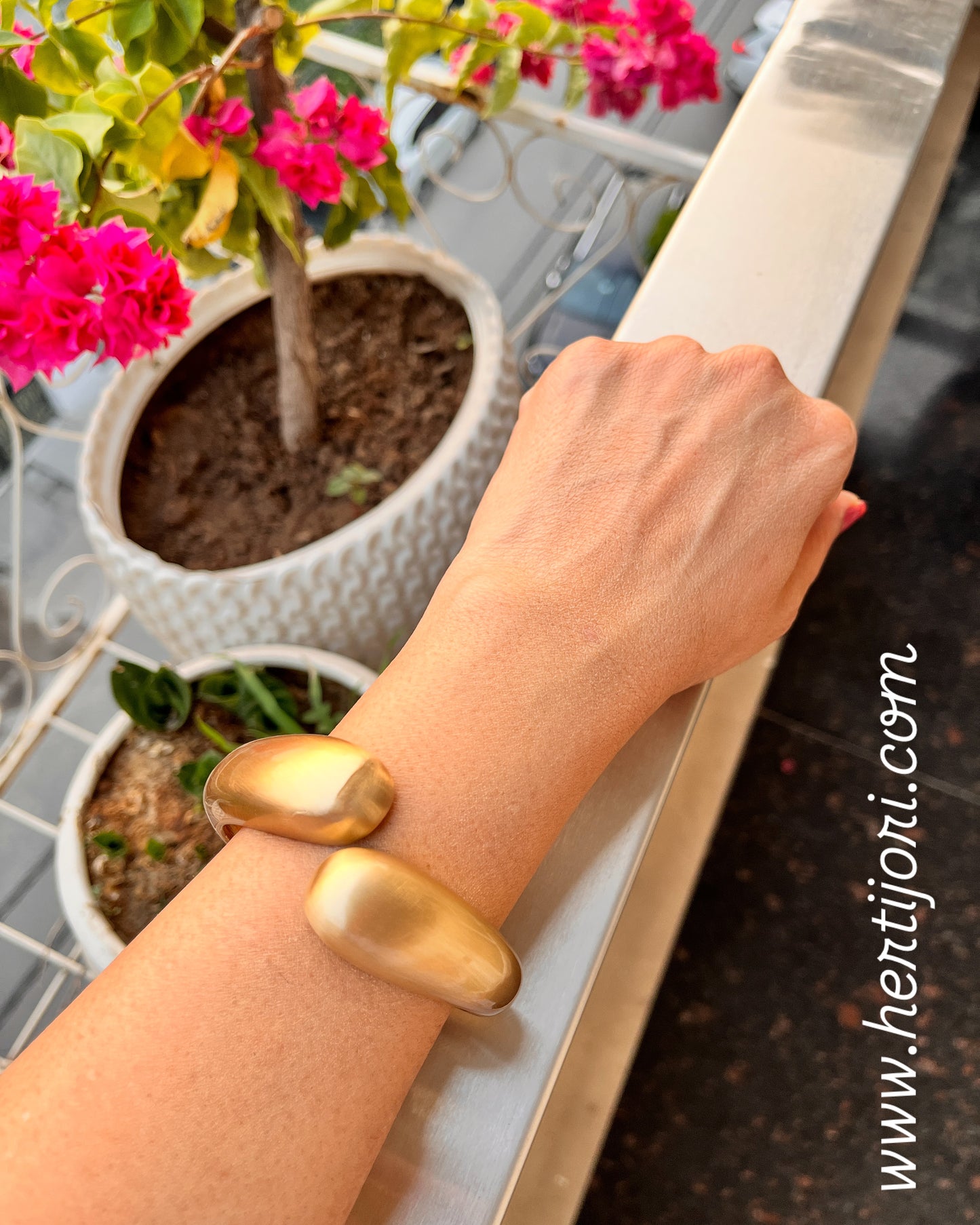 Matt anti tarnish bangle (pc)
