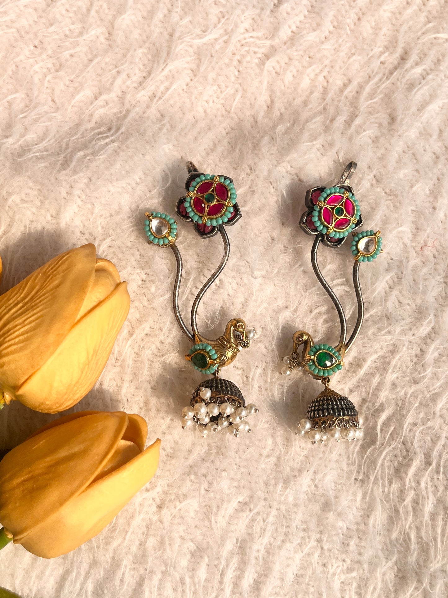 Rangmahal kanphool jhumki