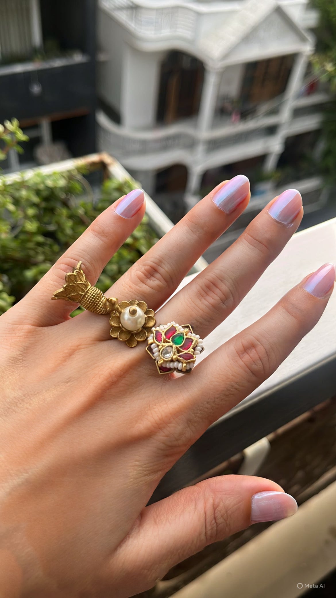 Mughal bloom ring