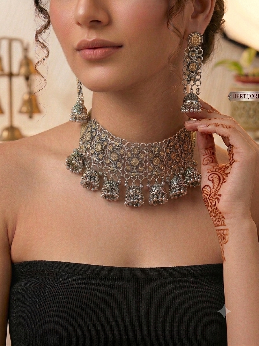 Navratri jali choker set