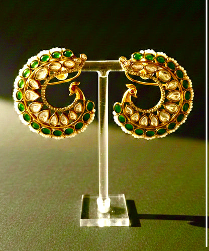 Kundan half Chandbali