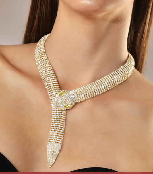 Diamond Snake necklace