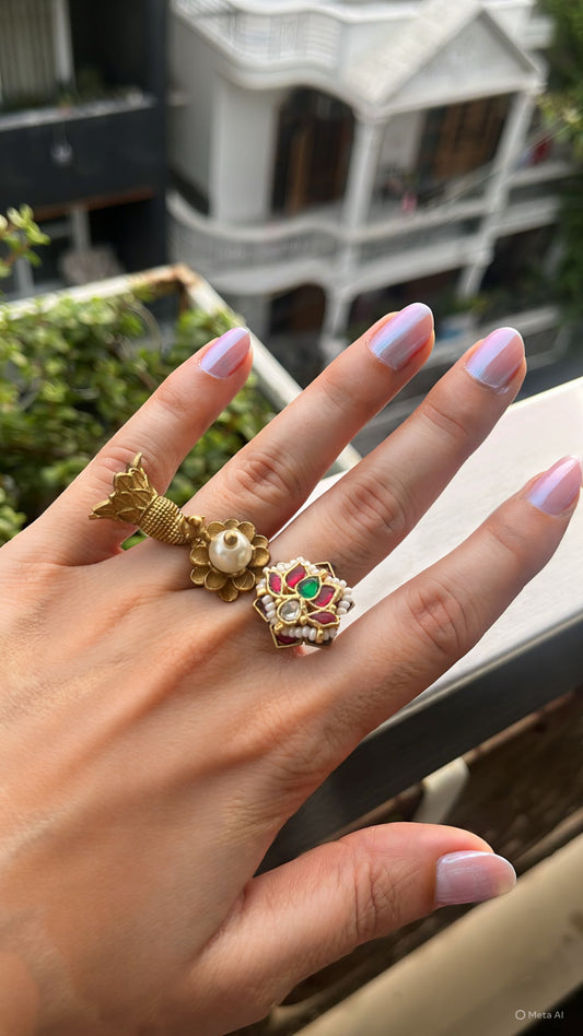 Mughal bloom ring