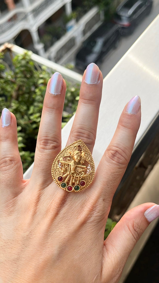 Krishna bansuri ring