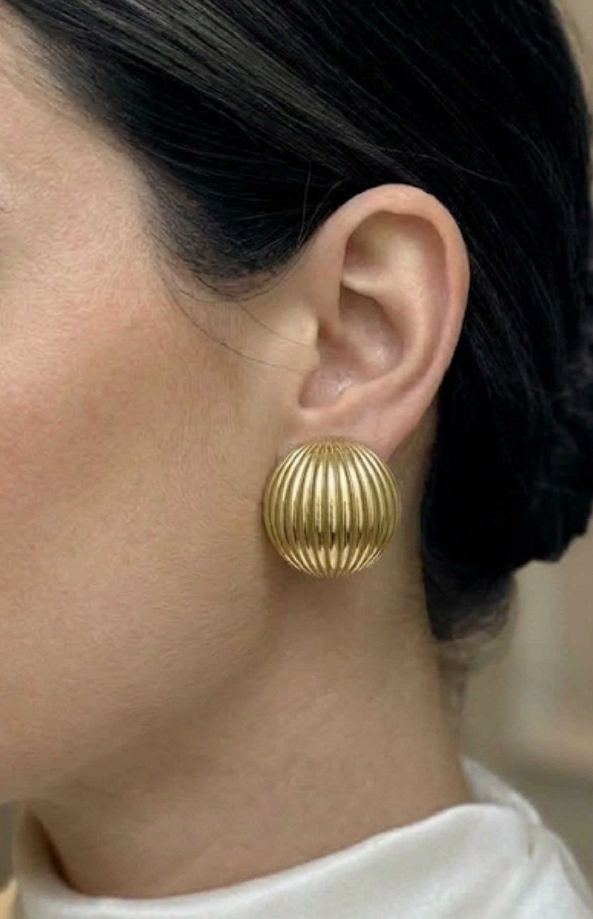 Dome earrings