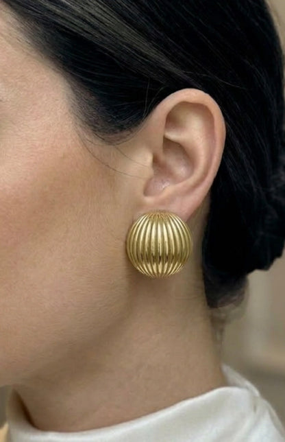 Dome earrings