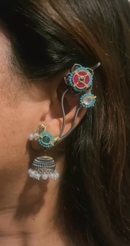 Rangmahal kanphool jhumki