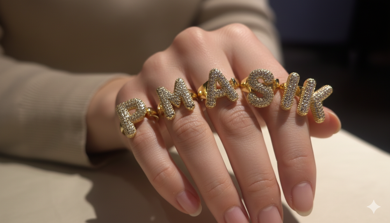 Signature alphabet ring (pc)